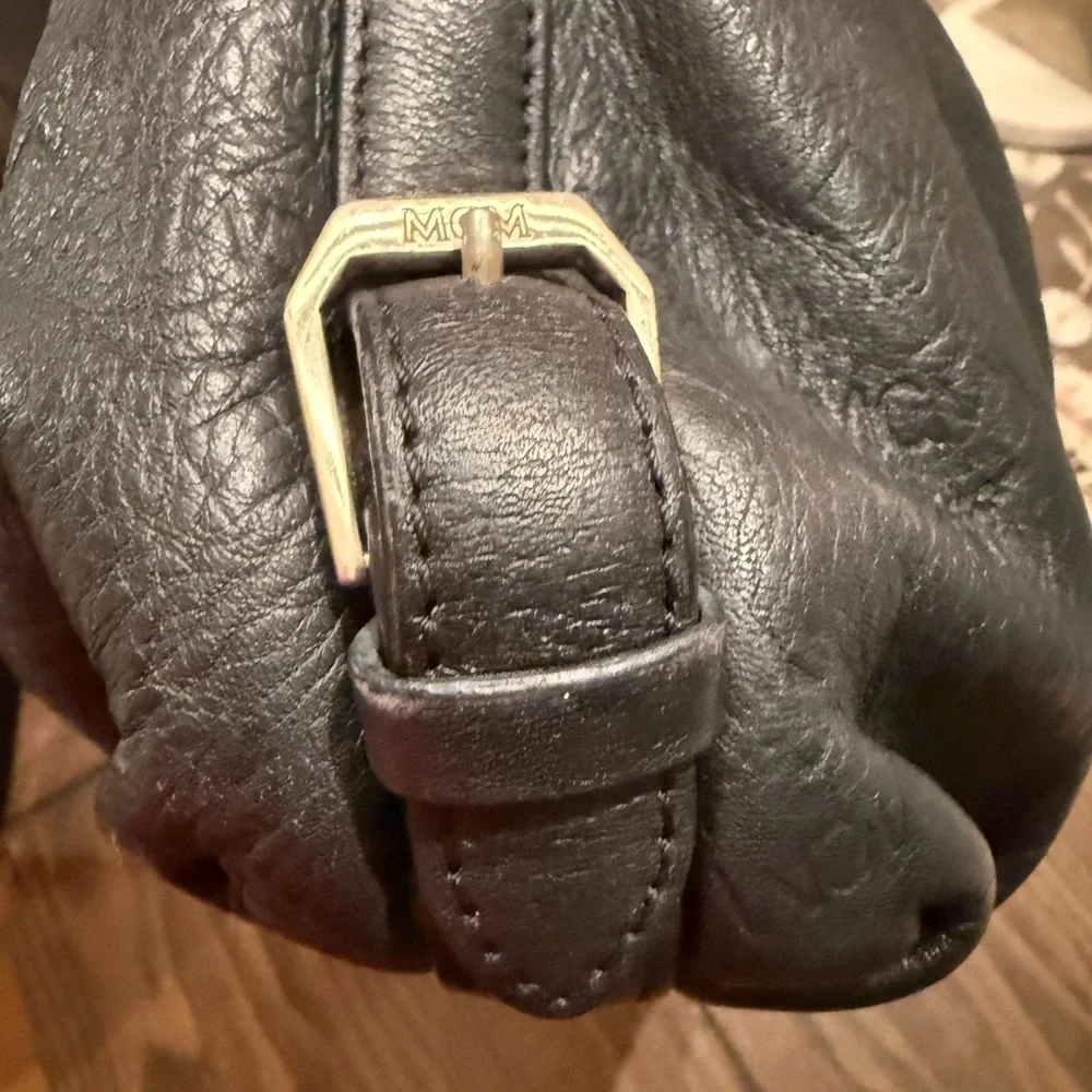 MCM Black Leather Crossbody - Picture 12 of 14